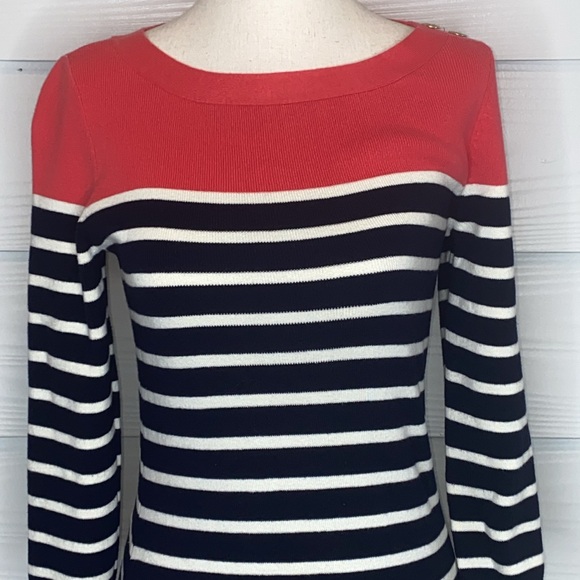 NWT Talbot's Breton striped sweater dress, size small - Picture 3 of 11